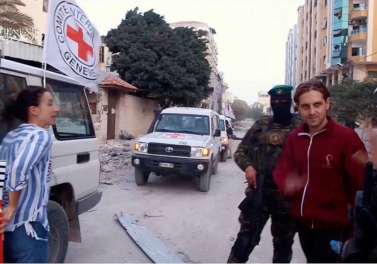 El rehén ruso-israelí, liberado este fin de semana por Hamás