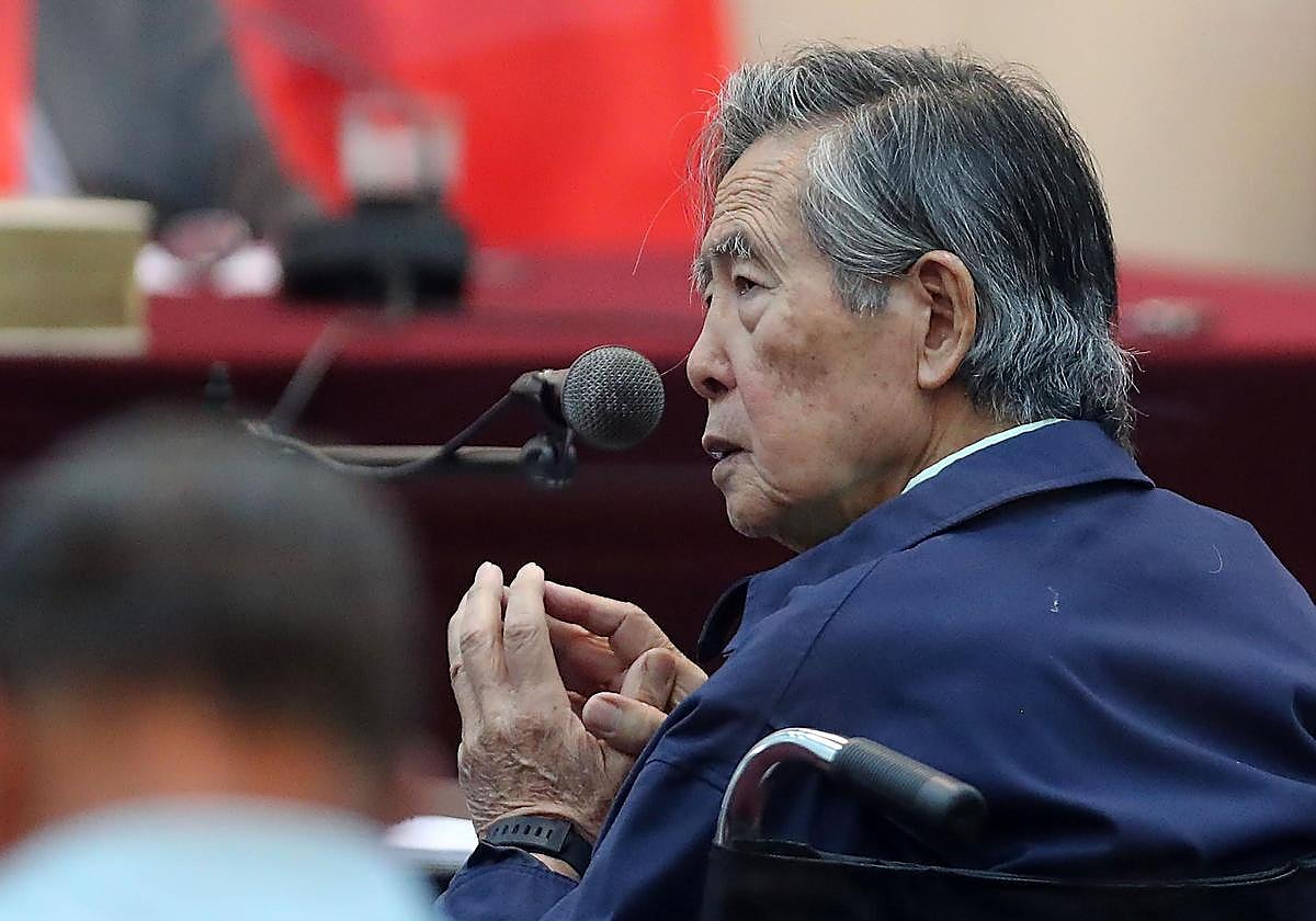 El expresidente del Perú Alberto Fujimori
