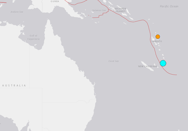 Alerta de tsunami en Vanuatu y Nueva Caledonia tras un terremoto de magnitud 7,1