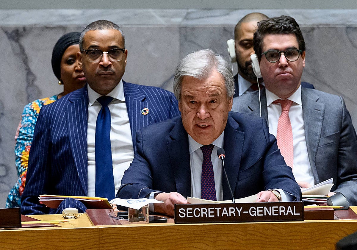El secretario general de la ONU, Antonio Guterres