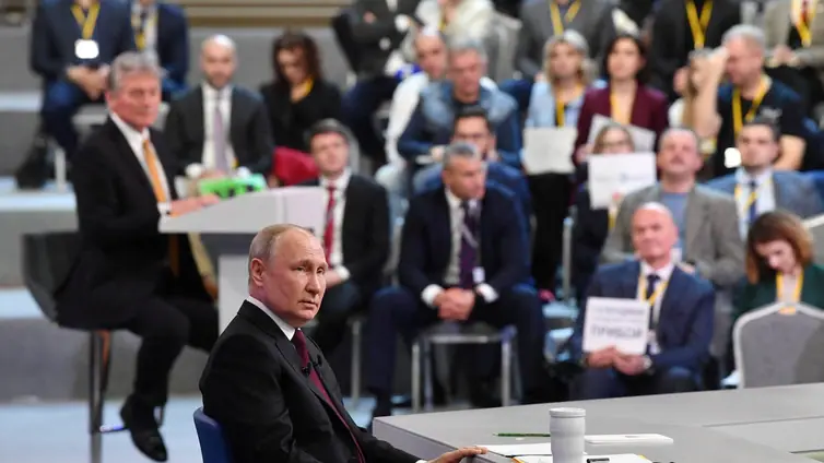 Putin reaparece en televisión: «Habrá paz cuando cumplamos nuestros objetivos en Ucrania»