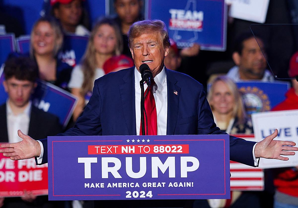 El ex presidente de EE.UU., Donald Trump