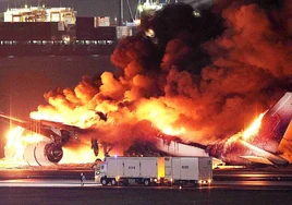 El accidente aéreo de Tokio rozó la catástrofe: «La cabina se calentó más y más y pensé que no íbamos a sobrevivir»