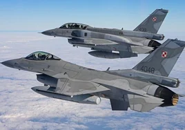 Polonia empieza el año con alerta militar y despliega cazas F-16 en su frontera con Ucrania