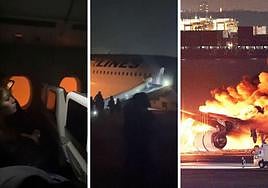 Sin equipaje y con calma: las claves de la exitosa evacuación de los 379 pasajeros del avión que chocó con otro en Japón