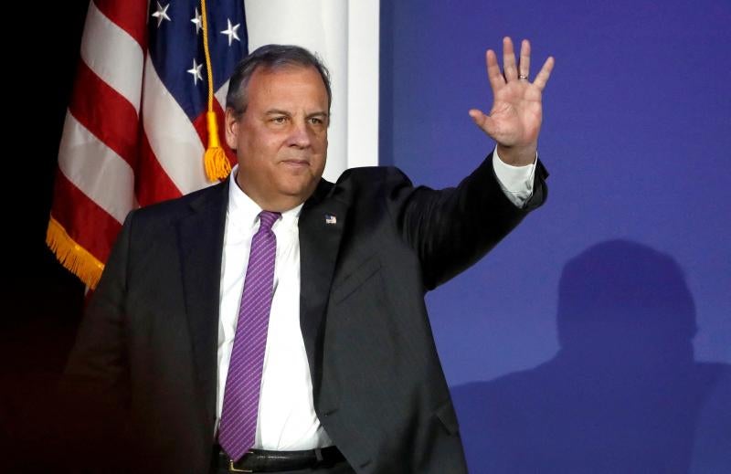 Chris Christie, exgobernador de Nueva Jersey