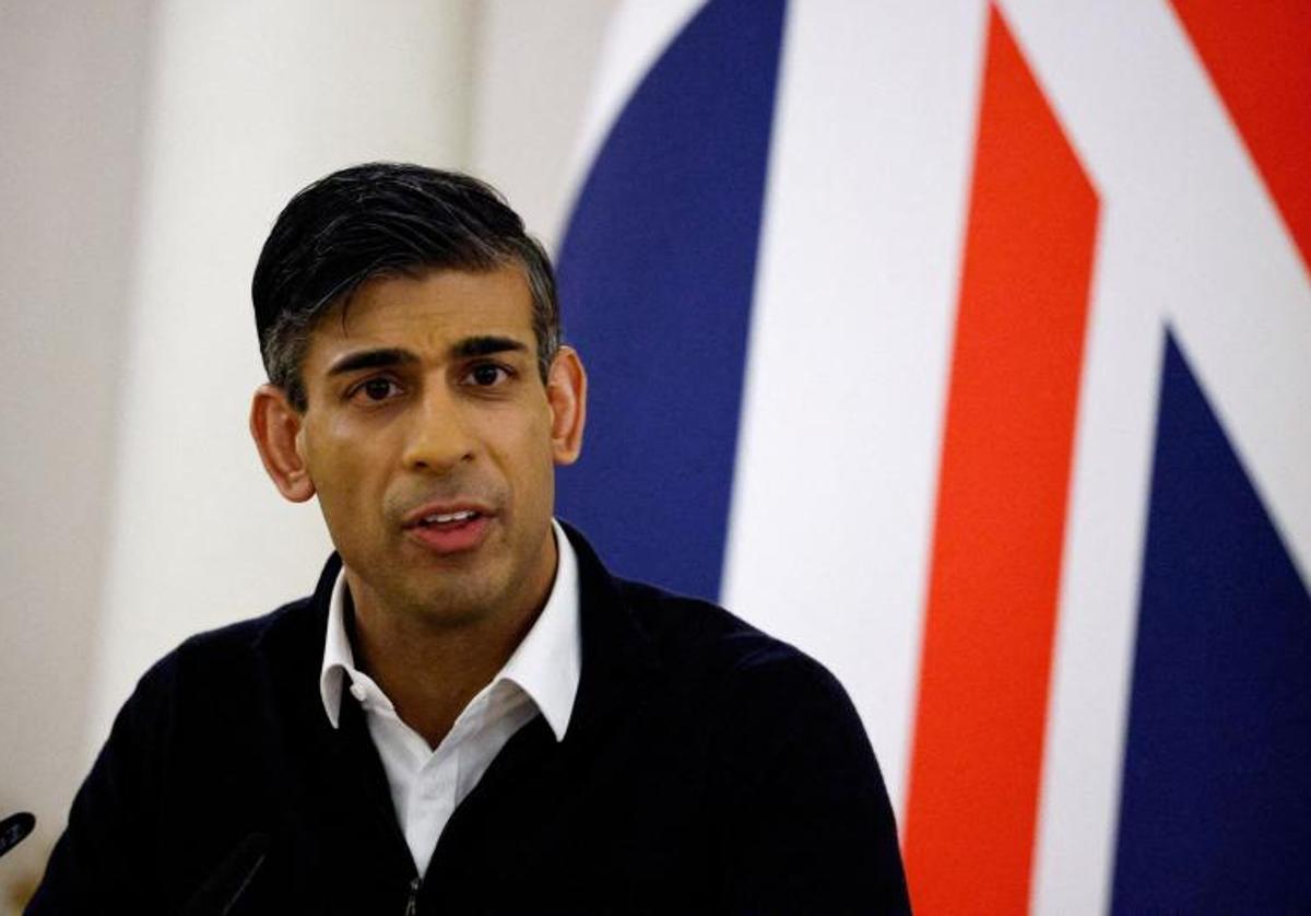 El primer ministro británico, Rishi Sunak