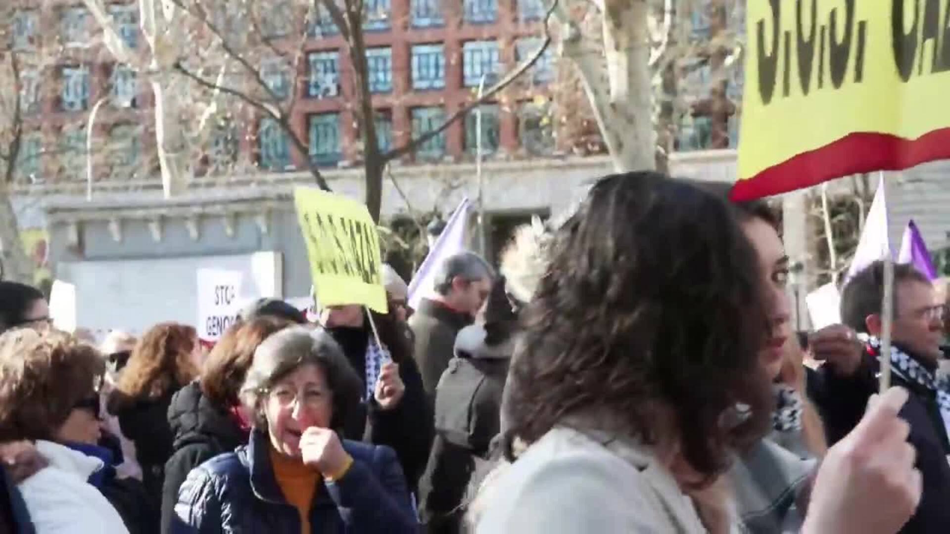 Miles De Personas Se Manifiestan En Madrid Por El Fin De La Guerra En Palestina 7166