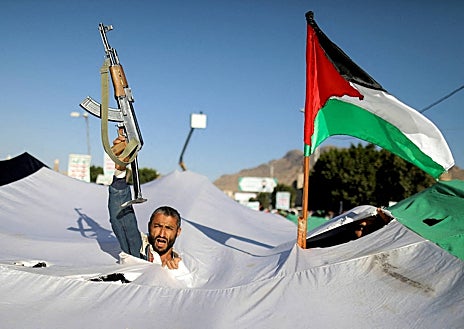 Imagen secundaria 1 - La causa palestina, una excusa para la yihad global de los hutíes