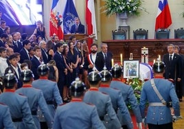 Líderes políticos piden durante el funeral de Estado de Sebastián Piñera recuperar la unidad de Chile