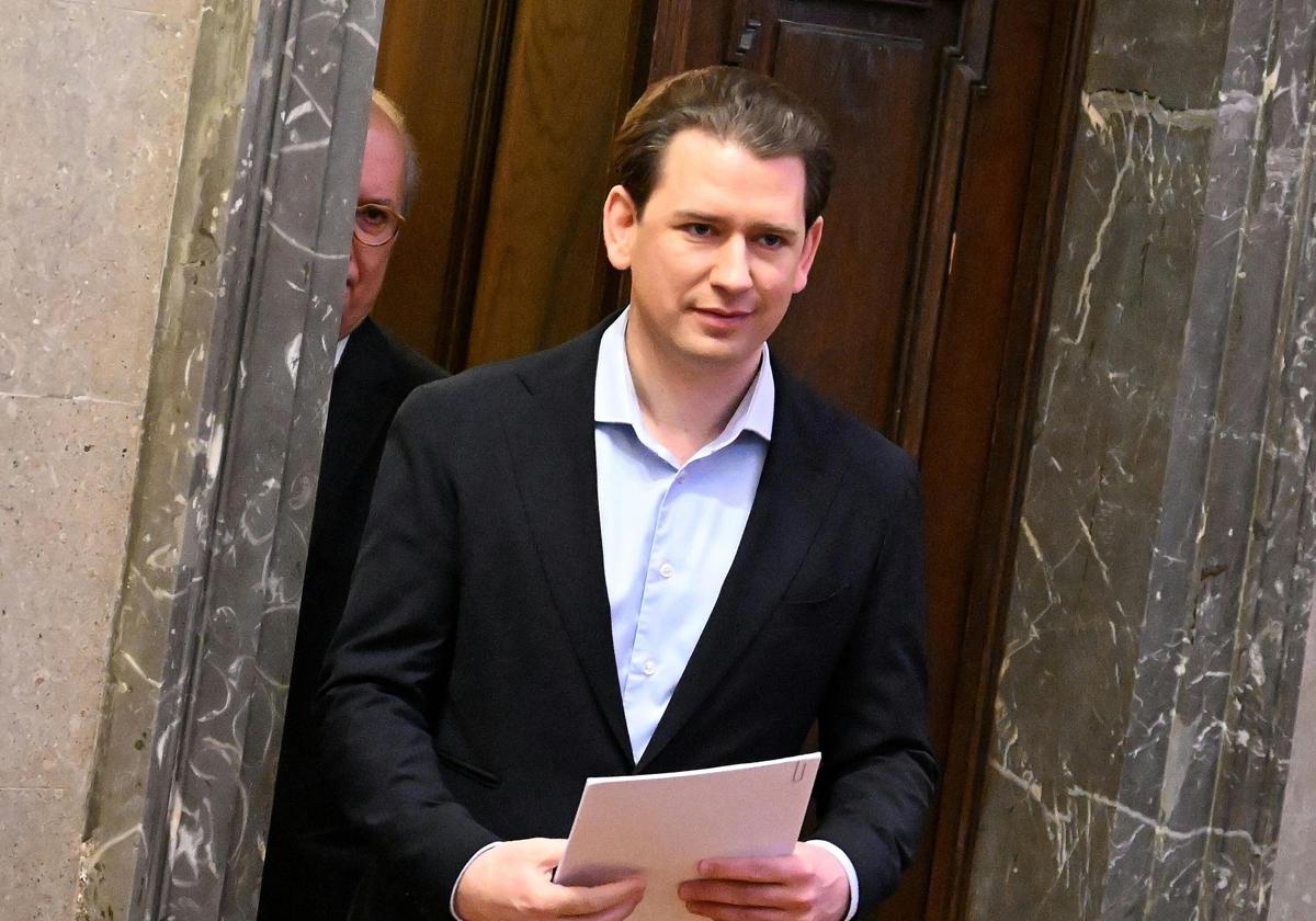 El excanciller Sebastian Kurz