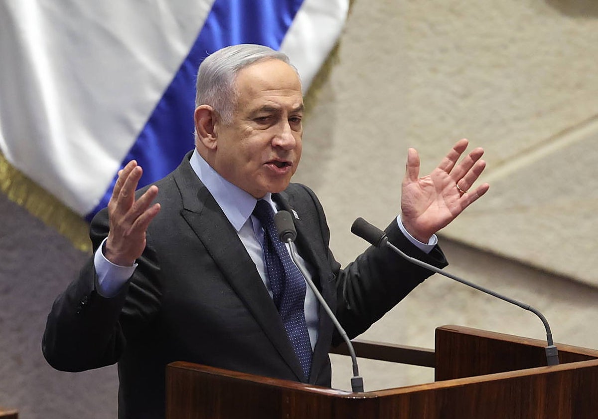 El primer ministro israelí, Benjamín Netanyahu