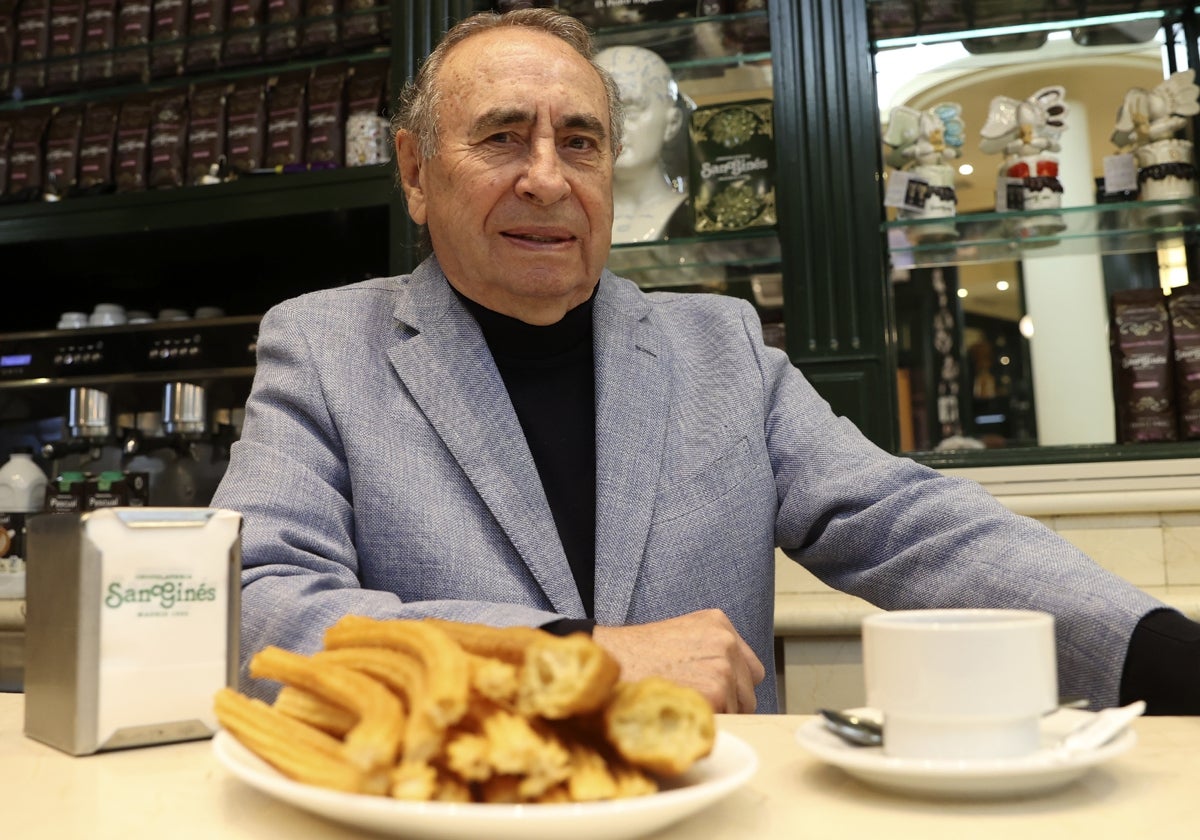 Pedro Trapote compró la chocolatería San Ginés en los años ochenta