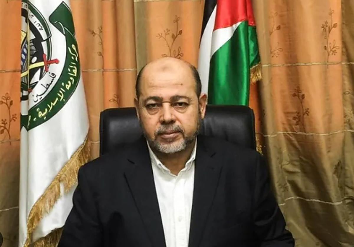 Musa abú Marzuk, alto cargo del brazo político de Hamás que representará a la milicia en la cita con Al Fatah en Moscú