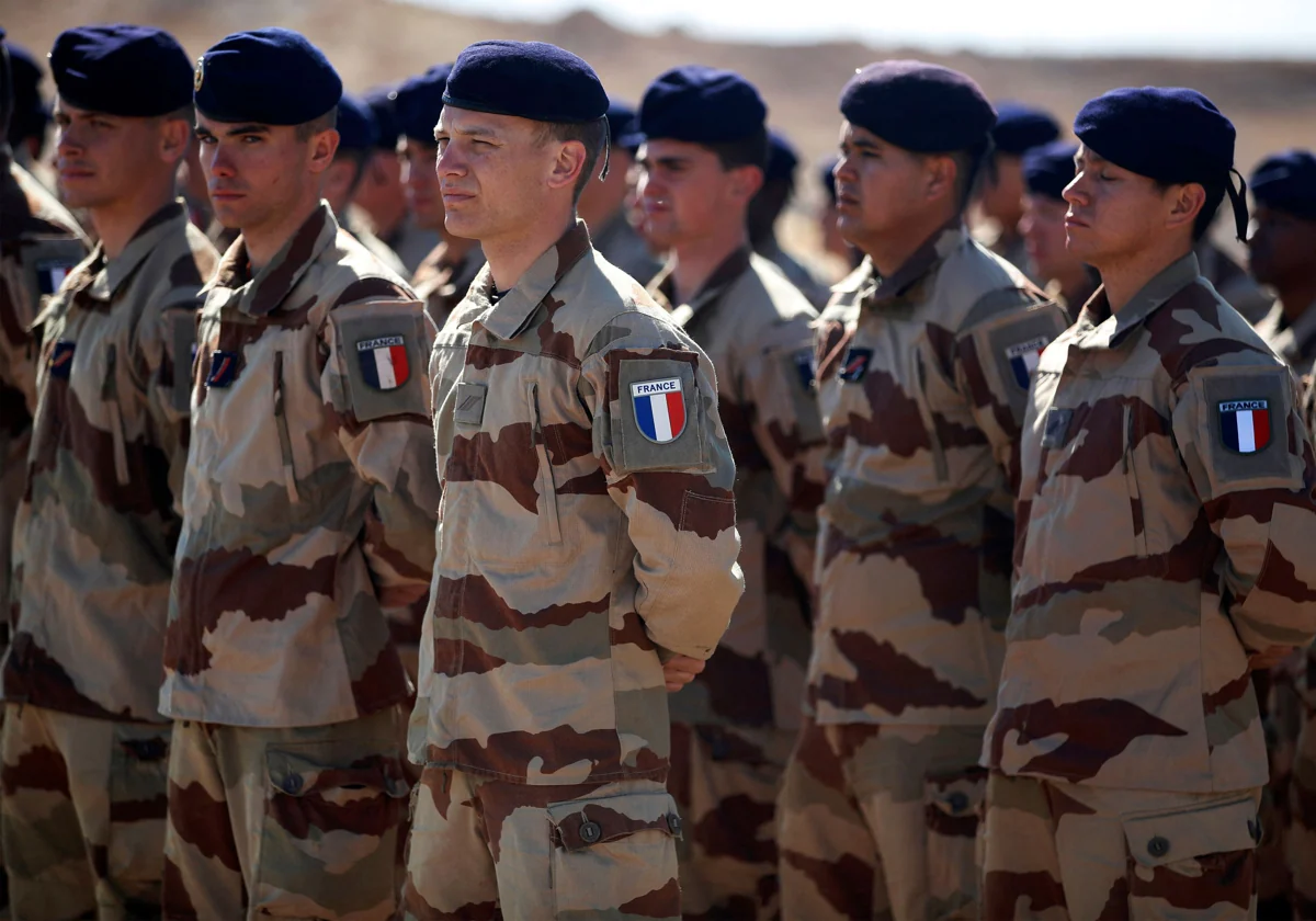 Instructores del Ejército francés en Bagdad