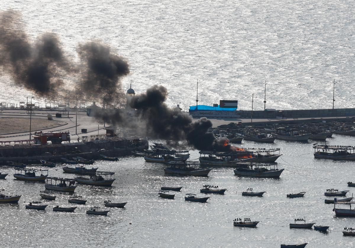 El Puerto de Gaza en una imagen de archivo