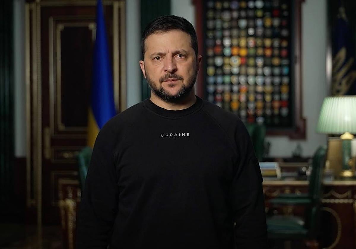 El presidente de Ucrania, Volodímir Zelenski, en una imagen de archivo