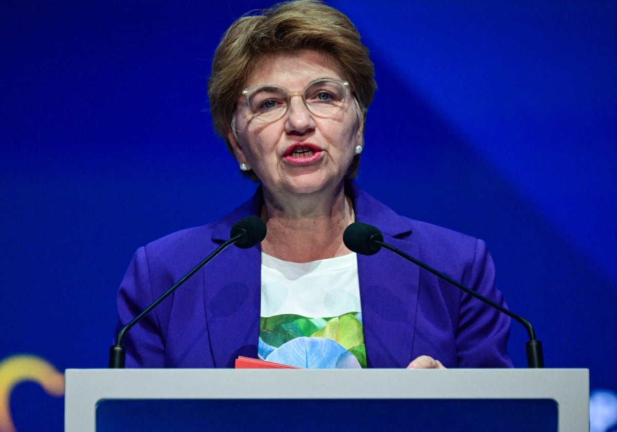 La presidenta de Suiza, Viola Amherd