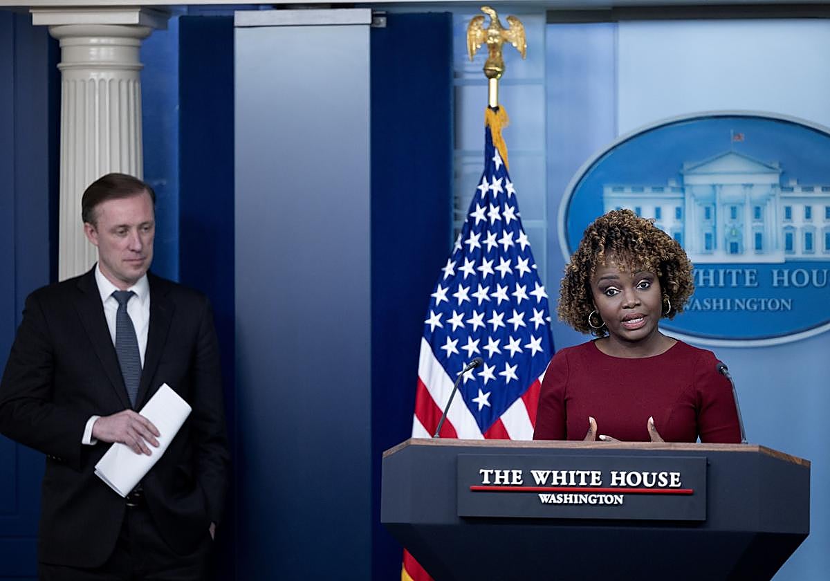 Karine Jean-Pierre, portavoz de la Casa Blanca