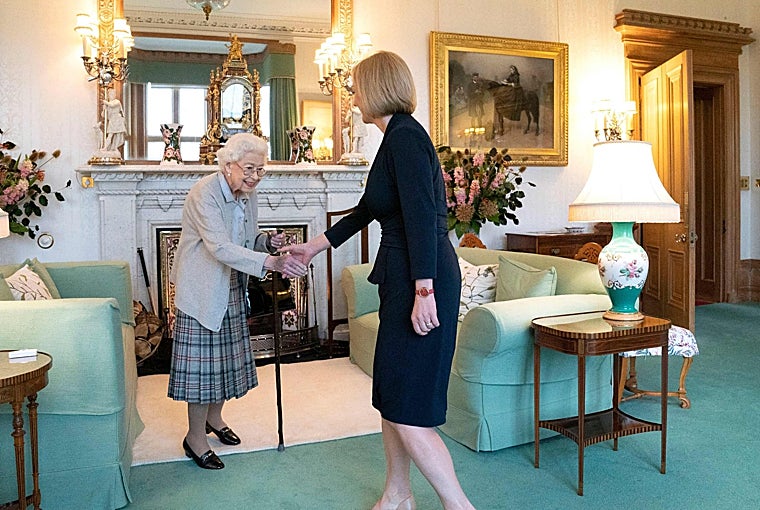 Días antes de morir, La Reina Isabel II se reunió con la entonces primera ministra Liz Truss, en septiembre de 2022