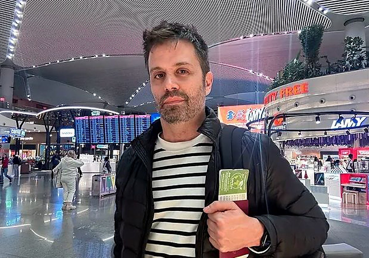 El periodista Xavier Colás, tras ser expulsado de Rusia