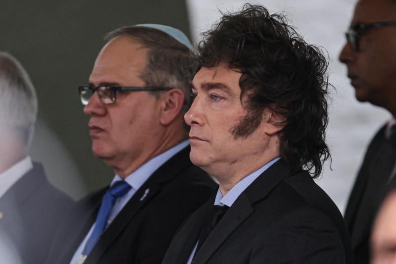 El presidente argentino, Javier Milei