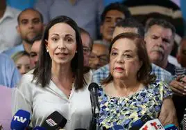 María Corina Machado renuncia a las elecciones y presenta a su sucesora