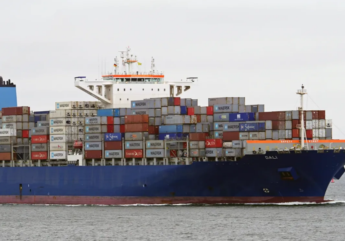 Así es el barco Dali, el carguero que ha chocado contra el puente más largo de Baltimore