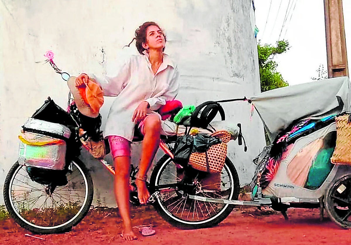 Julieta contaba su periplo por Brasil en su perfil de Instagram