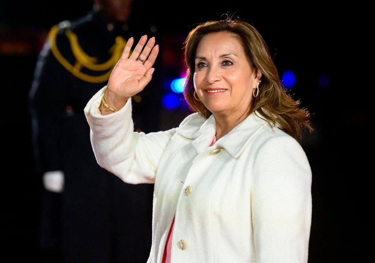 La presidenta de Perú, Dina Boluarte