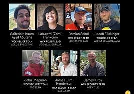 Entregados a los demás y a la ayuda humanitaria: así eran los siete cooperantes de WCK asesinados