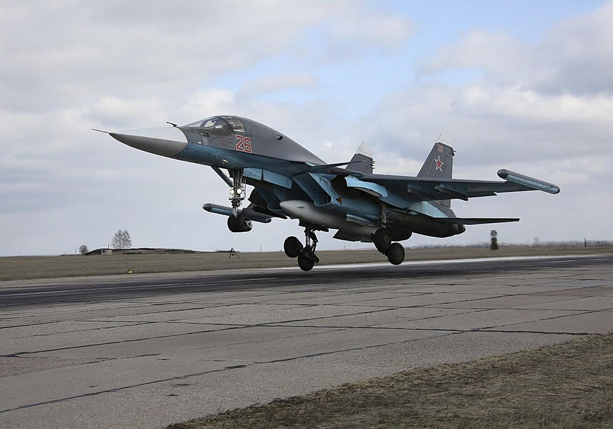 Avión ruso despega de Voronezh
