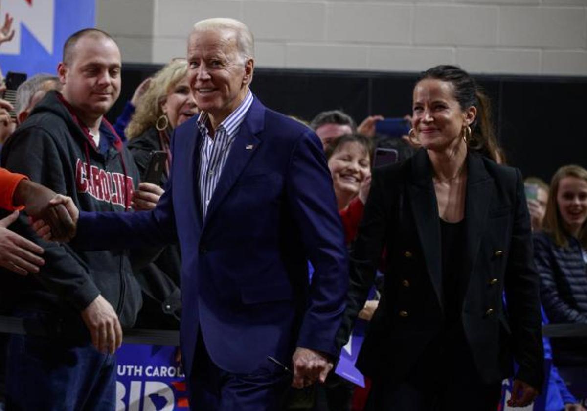 Joe Biden, junto a su hija, Ashley Biden