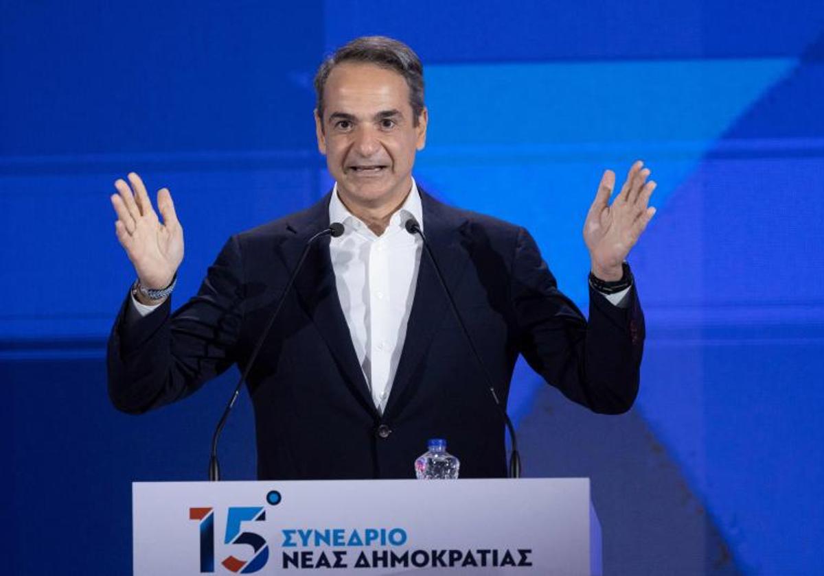 El primer ministro griego, Kyriakos Mitsotakis