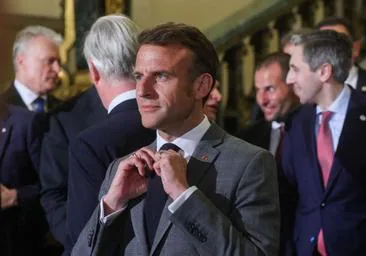 El presidente frances, Emmanuel Macron