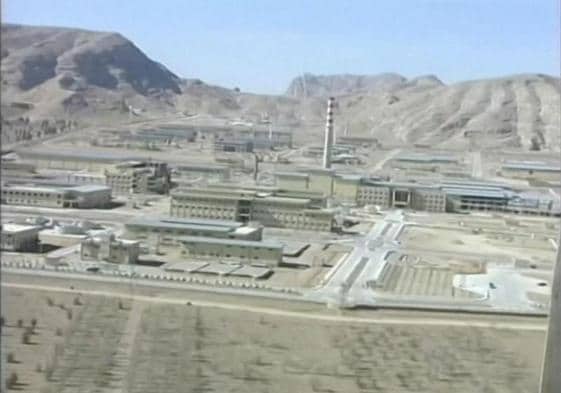 Base militar e instalaciones nucleares de Isfahán, en el centro de Irán
