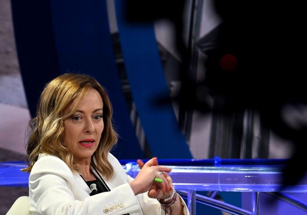 La primera ministra italiana, Giorgia Meloni