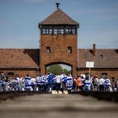 Manifestantes «contra el genocidio en Gaza» interrumpen la 'Marcha de la Vida' en Auschwitz