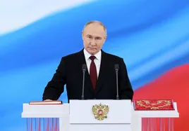 Putin toma posesión del cargo para su quinto mandato en medio de una guerra y más aislado que nunca