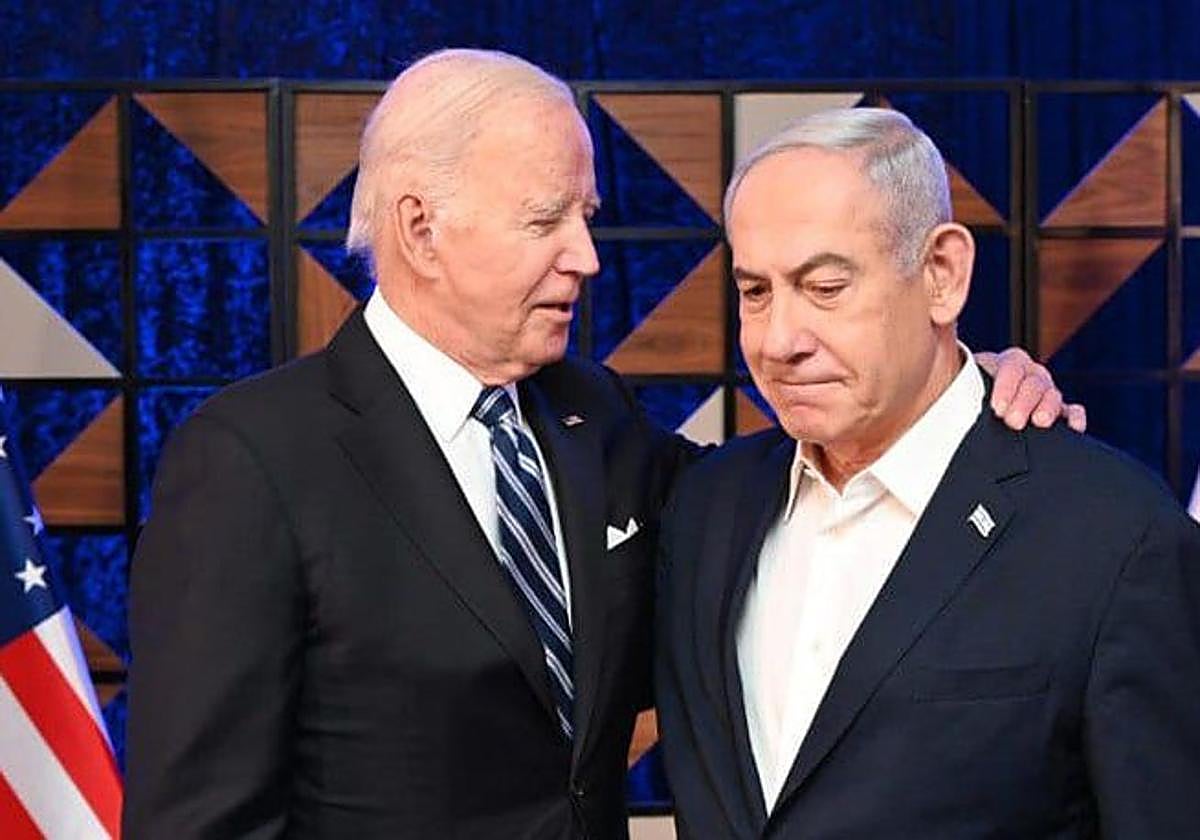 Biden con Netanyahu, en una foto de 2023