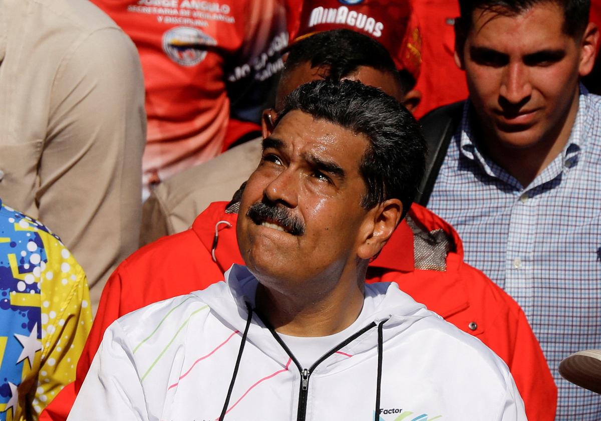 Nicolás Maduro, presidente de Venezuela, el 1 de mayo en Caracas