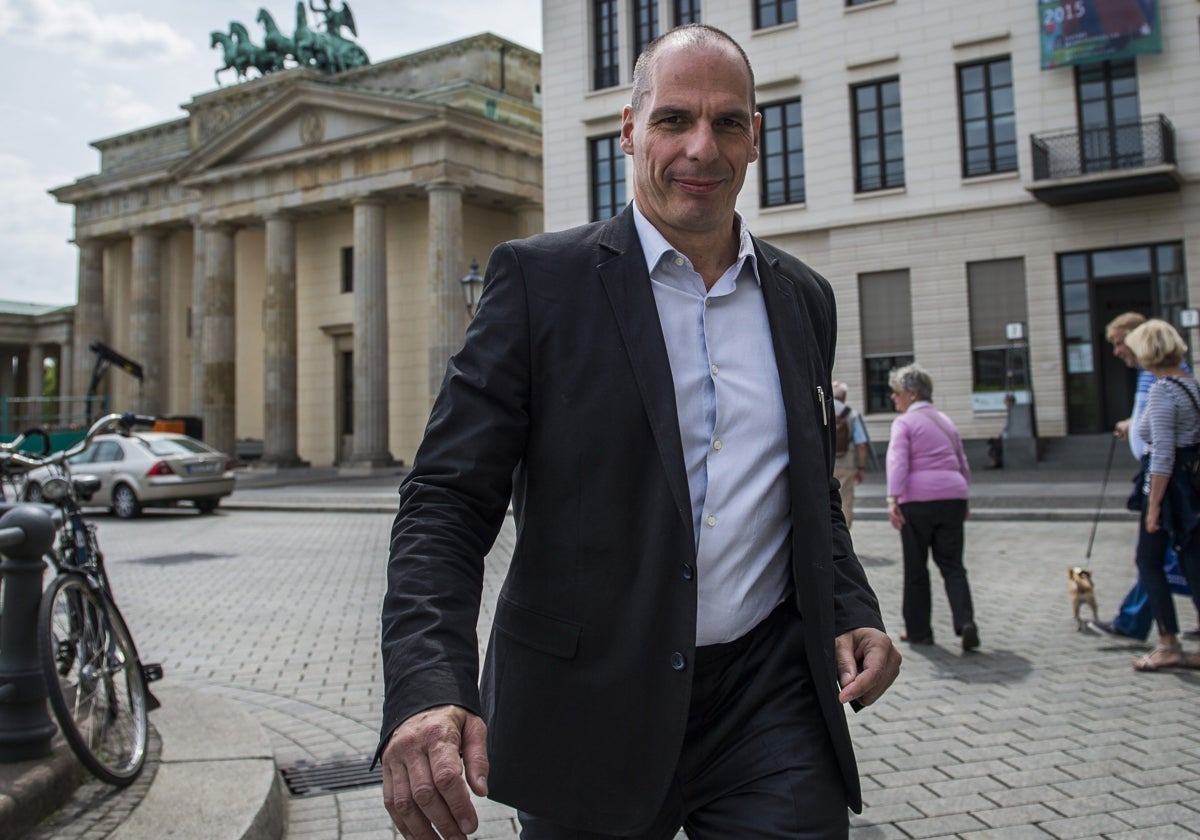 El exministro griego Yanis Varoufakis, durante una visita a Berlín