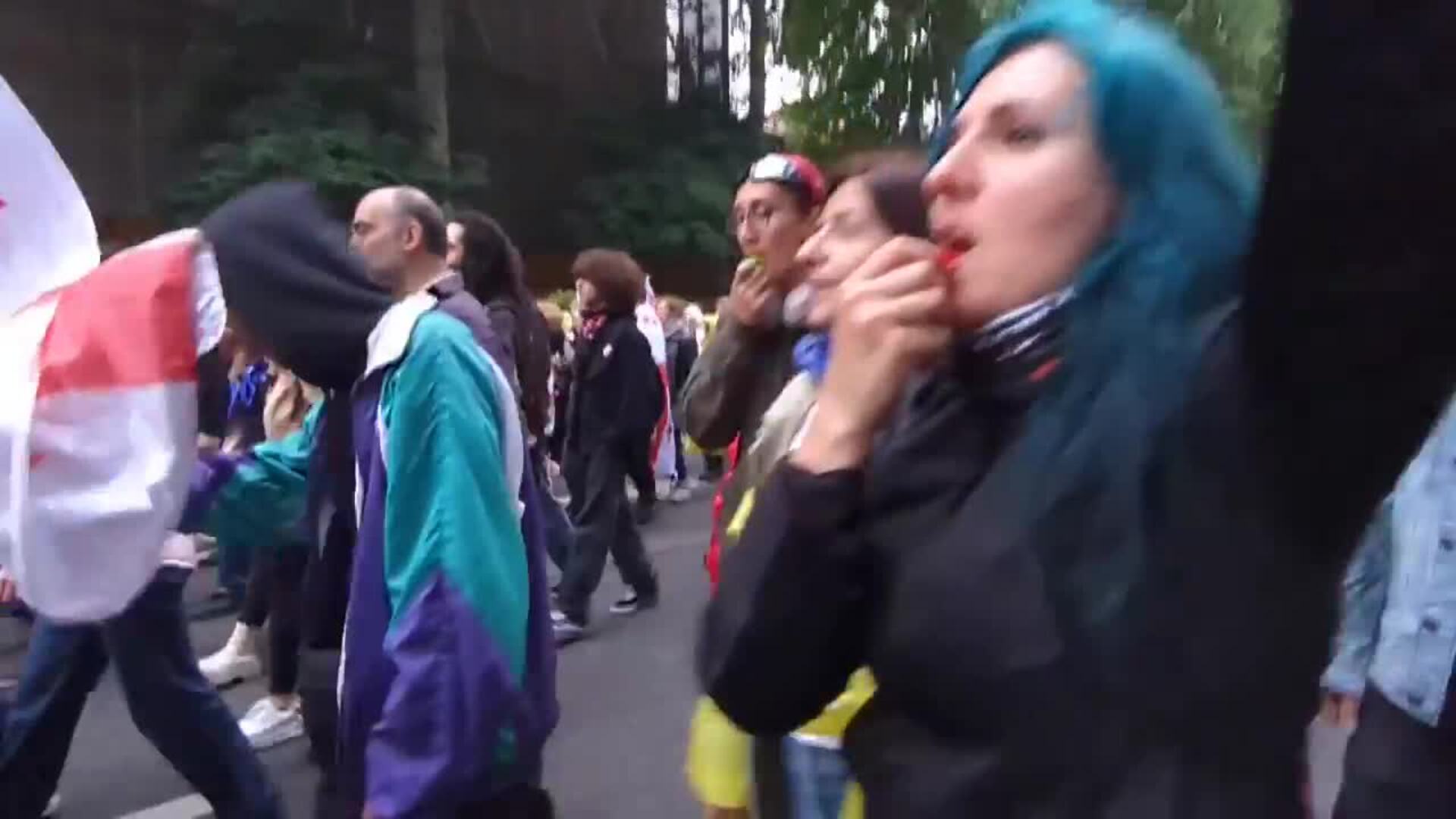 Miles de georgianos vuelven a protestar contra la polémica ley de &quot;influencia extranjera&quot;