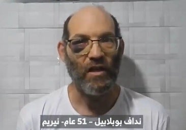 Hamás publica el vídeo de un rehén y anuncia poco después su muerte en un presunto bombardeo israelí