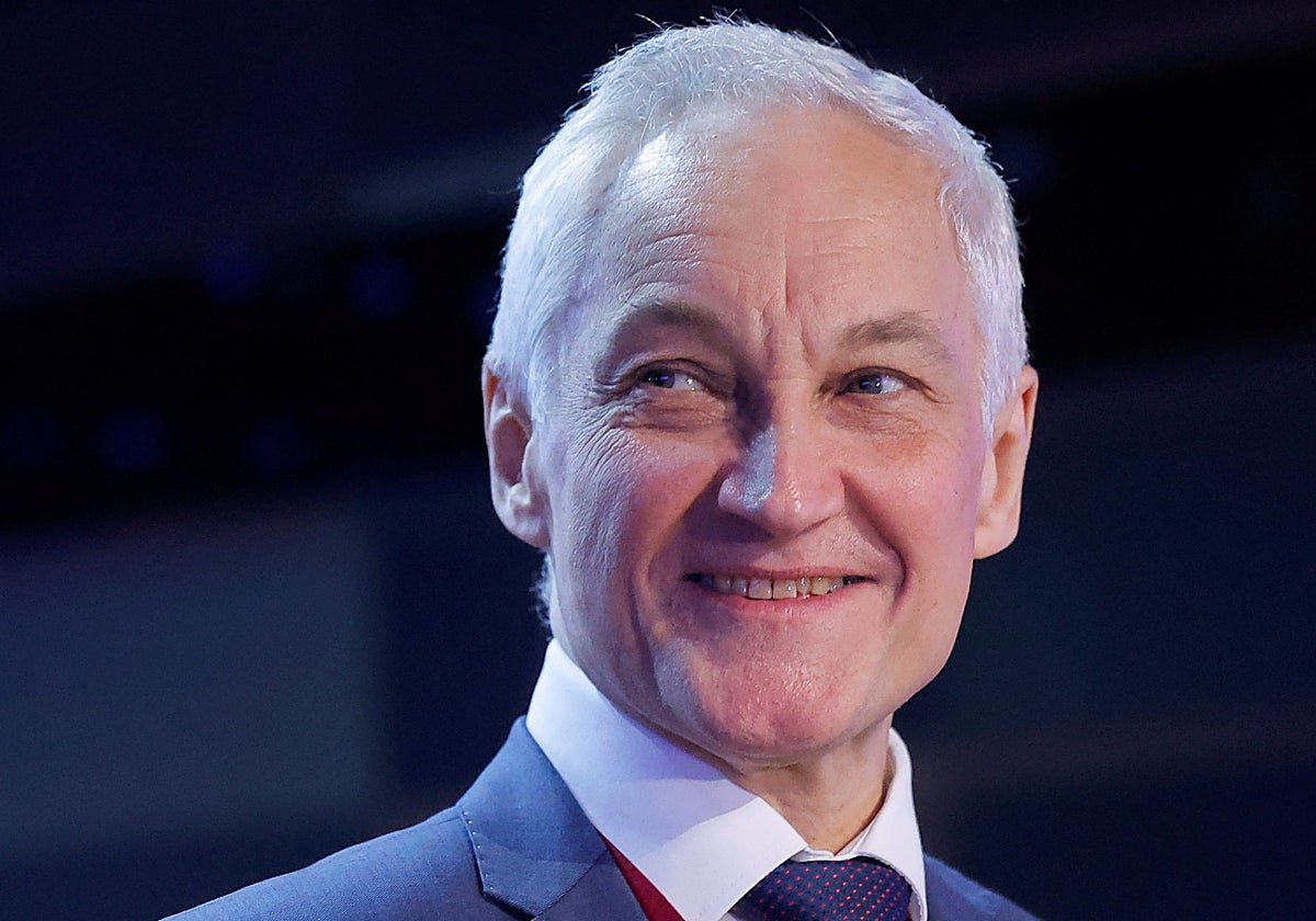 El político designado por Putin para ser titular del Ministerio de Defensa, el economista Andréi Beloúsov