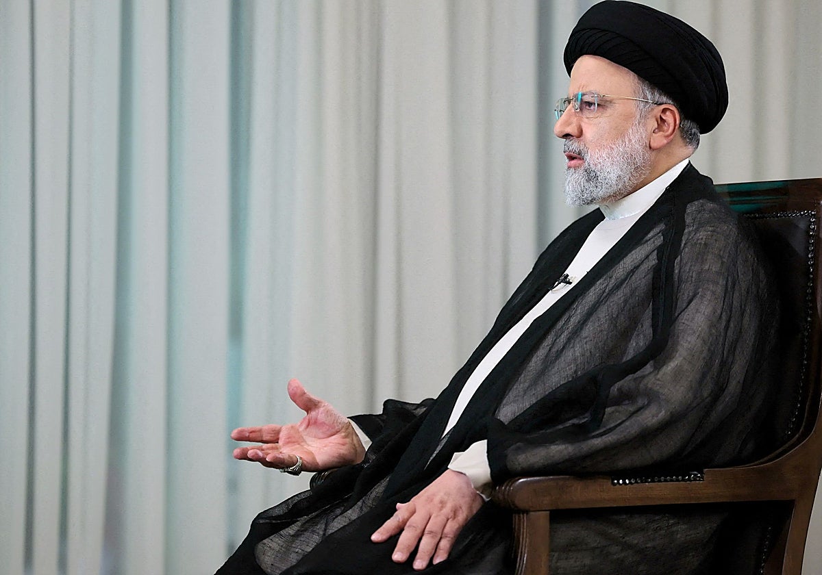 El fallecido presidente iraní Ebrahim Raisi