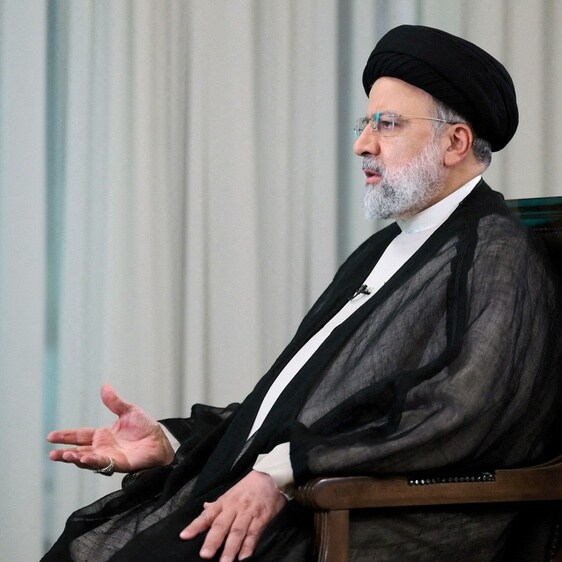 El fallecido presidente iraní Ebrahim Raisi