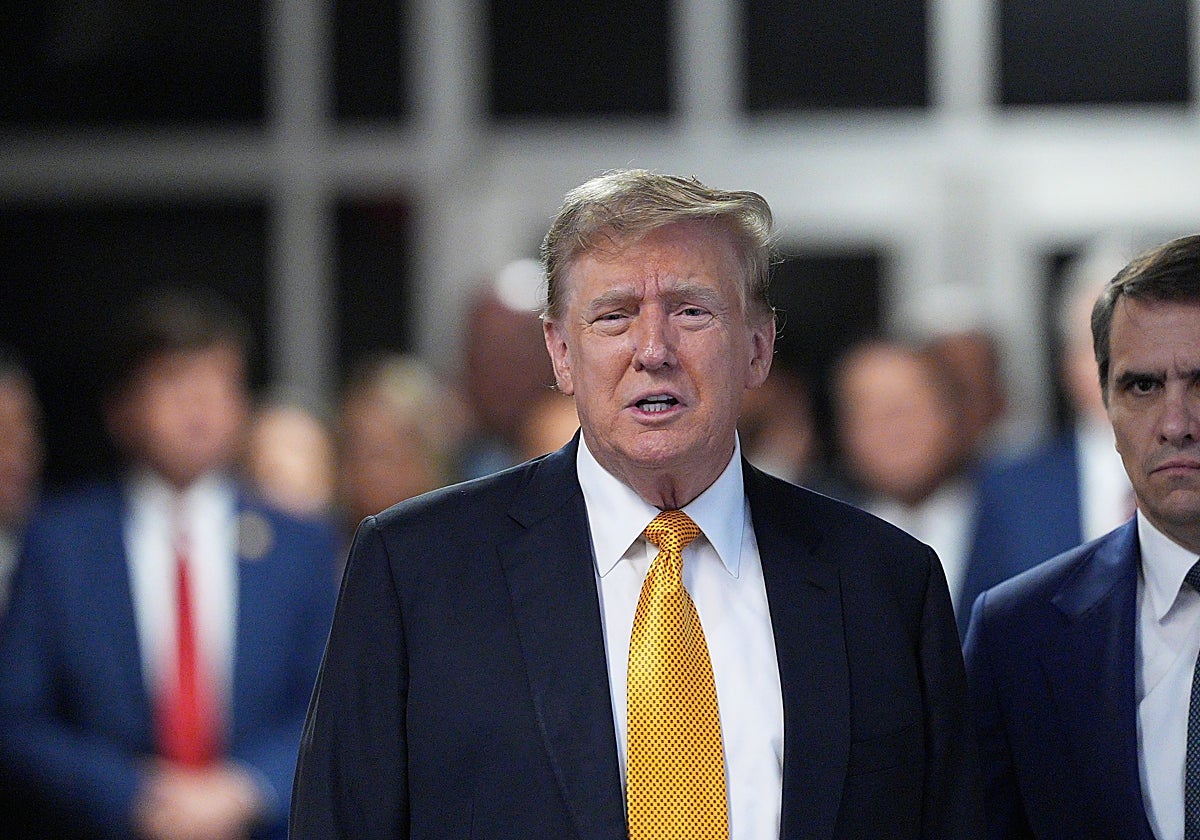 Donald Trump en la Corte Suprema del Estado de Nueva York