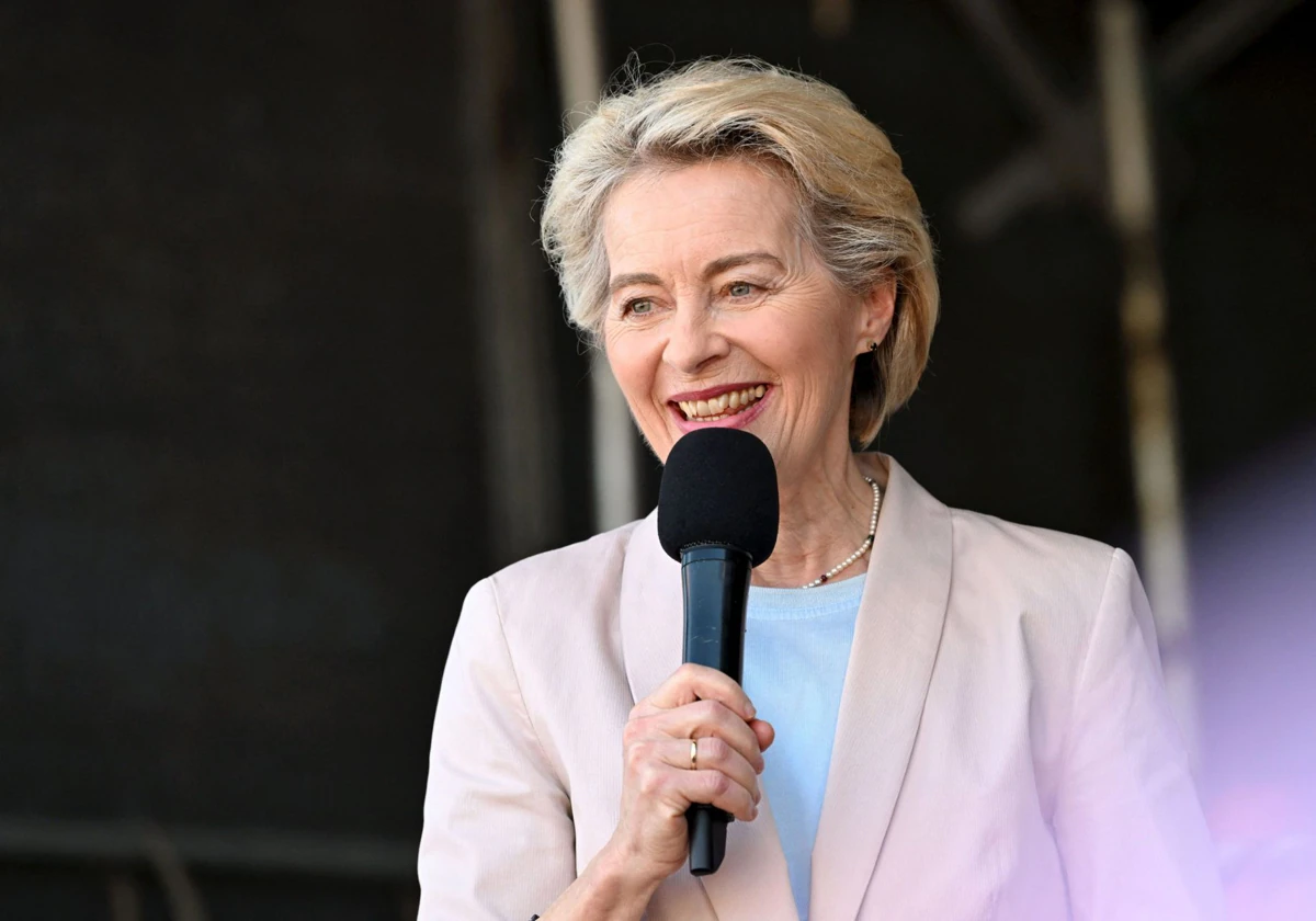 La presidenta y candidata para la Comisión Europea, Ursula Von der Leyen
