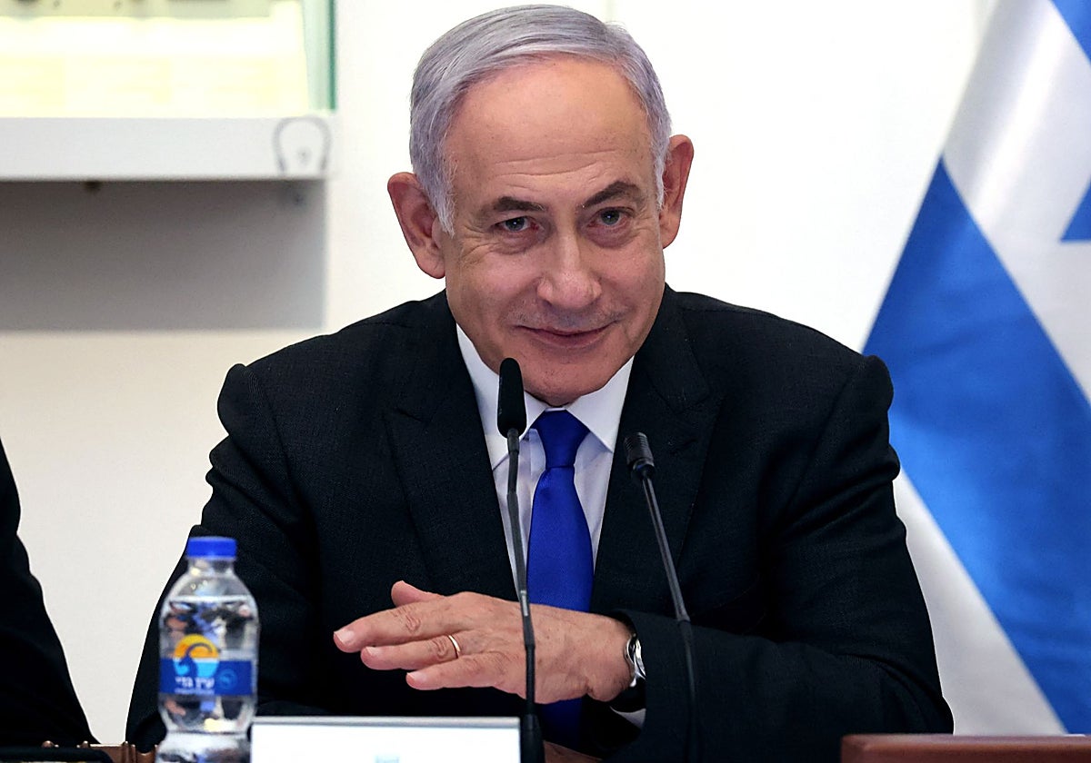 El primer ministro israelí, Benjamín Netanyahu